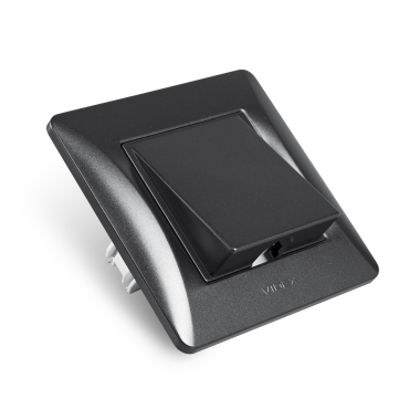 Кабельний вивід чорний графіт VIDEX BINERA - фото №7