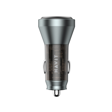 Автомобільний зарядний пристрій HAVIT HV-CC2017 48W USB-A+USB-C - фото №2