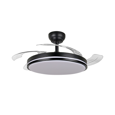LED Світильник з вентилятором VIDEX CLF01 60W 3000K-4200K-6000K Black - фото