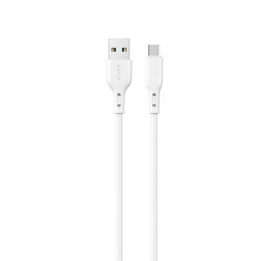Кабель USB - Micro USB HAVIT CB6359 PRO 3A 1м White - фото