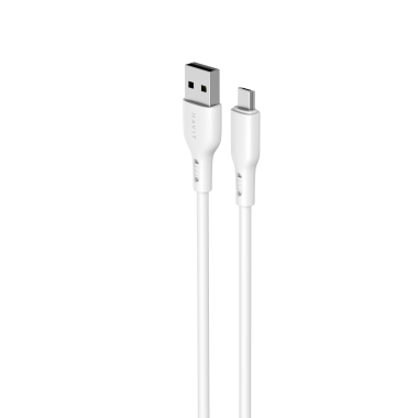 Кабель USB - Micro USB HAVIT CB6359 PRO 3A 1м White - фото №2