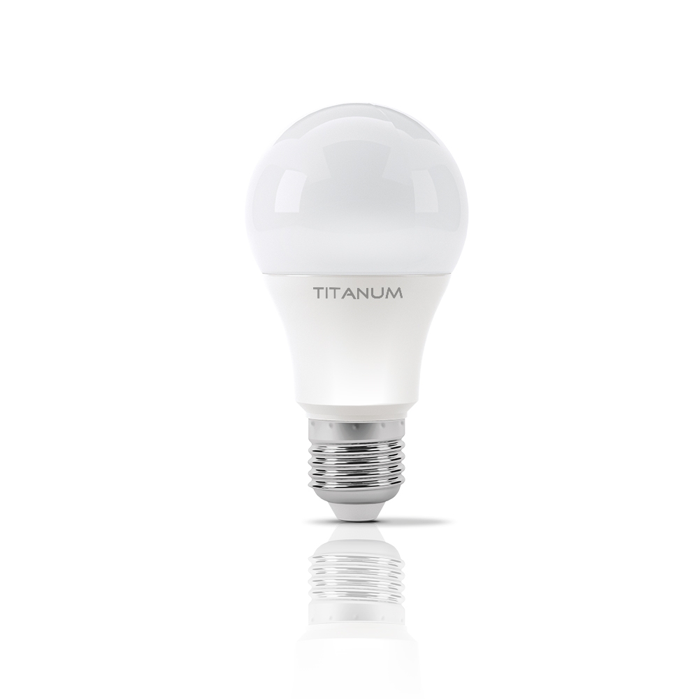 LED лампа TITANUM A60 12W E27 4100K 