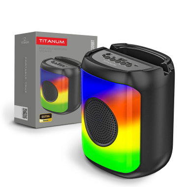 Портативна колонка TITANUM SPK309BT 5W RGB Black - photo