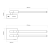 LED світильник настінний VIDEX WL042 10W 3000-4000-6000K Black - фото №3