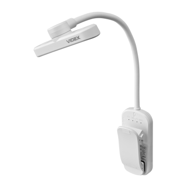 LED Світильник акумуляторний для читання VIDEX VL-NL134W White - фото №3