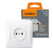 Single socket white VIDEX BINERA - photo