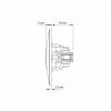 Single socket white VIDEX BINERA - photo №6