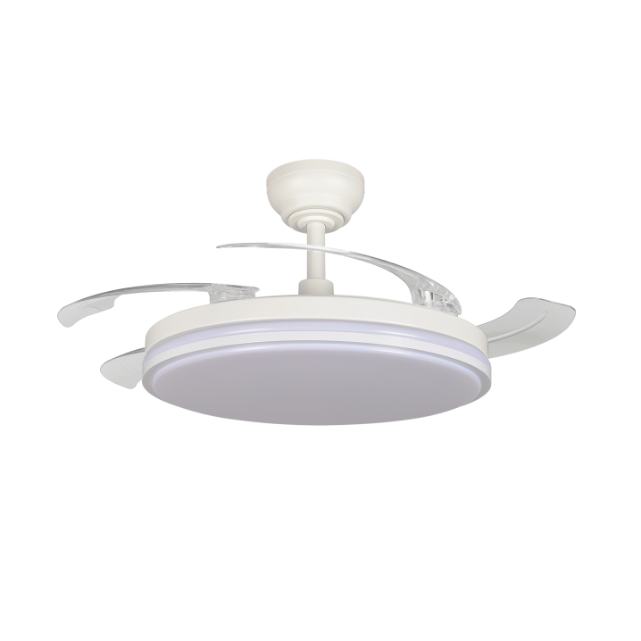 LED Світильник з вентилятором VIDEX CLF01 60W 3000K-4200K-6000K White - фото