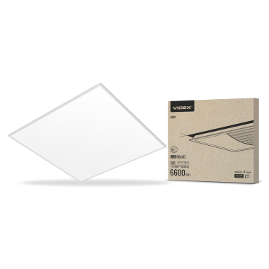 LED панель VIDEX 60W 6000K 220V матова - фото