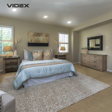 LED світильник безрамковий квадратний VIDEX 24W 4100K - фото №3