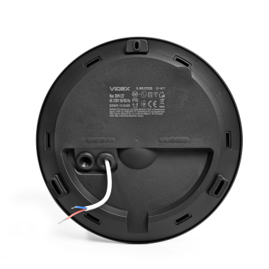 Світильник IP65 під лампу E27 VIDEX VL-BHR-E2726SB з датчиком руху - фото №6