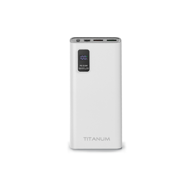 Повербанк TITANUM 727S 20000mAh 22.5W White - фото №2