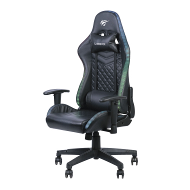 Ігрове крісло HAVIT HV-GC927 Black з LED підсвіткою - фото №3