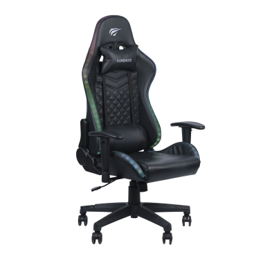 Ігрове крісло HAVIT HV-GC927 Black з LED підсвіткою - фото
