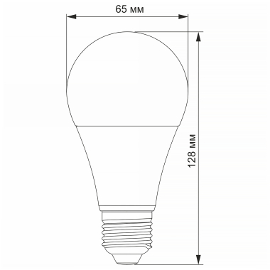 LED лампа TITANUM A65 15W E27 4100K - фото №3