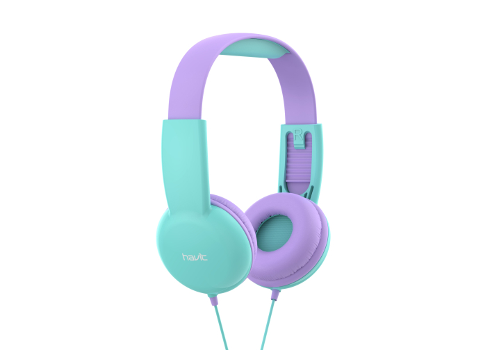 Навушники дитячі дротові накладні HAVIT HV-H211d з мікрофоном - фото
