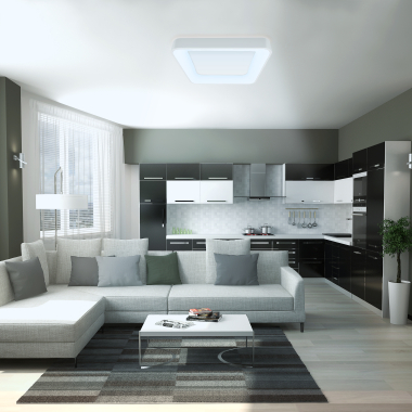 LED світильник VIDEX EDGE-SC-72W-WHITE (VLE-ESC-72W) - фото №5