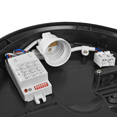 Світильник IP65 під лампу E27 VIDEX VL-BHR-E2726SB з датчиком руху - фото №8