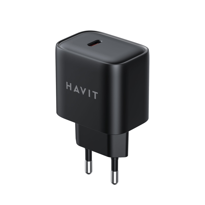 Зарядний пристрій HAVIT HV-UCY002 20W USB-C Black - фото