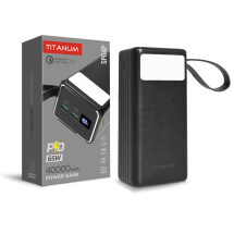 Повербанк 40000mAh TITANUM SP04P PD65W Black