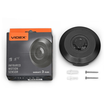 Датчик руху та освітленості VIDEX VL-SPC05B 220V 800W інфрачервоний чорний - фото №7
