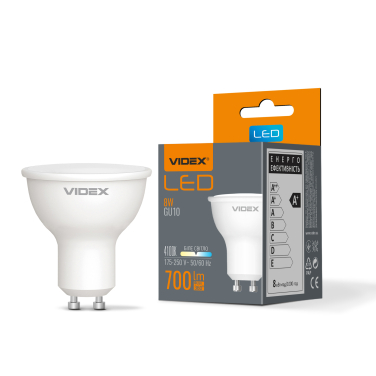 LED лампа VIDEX MR16e 8W GU10 4100K - фото