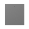 Switch 1 gang 2 way grey graphite VIDEX NOTA (VF-NT-SW1P-GR) - photo №2