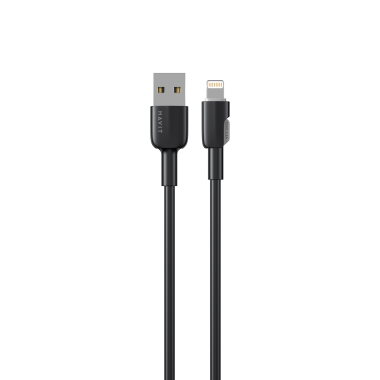 Кабель USB - Lightning HAVIT CB306C 2.4A 1м Black - фото