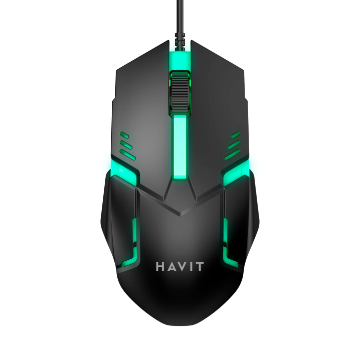 Дротова миша HAVIT MS4238 USB Black - фото