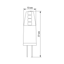 LED лампа VIDEX G4e 12V 2W G4 4100K