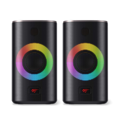Стерео колонки ігрові HAVIT HV-SK212SE USB RGB Black - фото №2