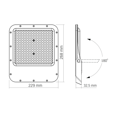 LED прожектор VIDEX PREMIUM F2 150W 5000K - фото №7