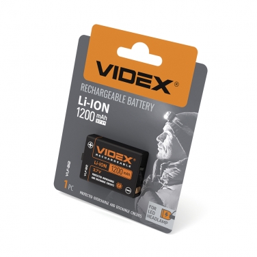 Battery Videx Li-ion VLF-B12 (with protection) 1200mAh 1pcs BLISTER