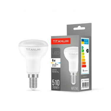 LED лампа TITANUM R50 6W E14 4100K 220V