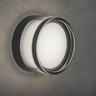 LED світильник IP65 круглий VIDEX BHD01 9W 2400-3200-4300K Black - фото №5