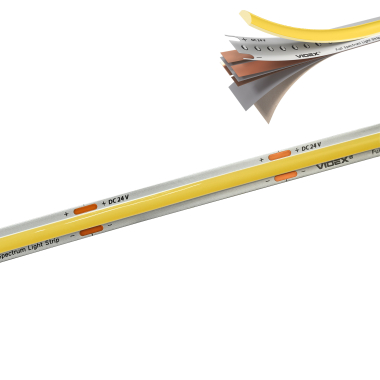 LED COB Strip Light VIDEX DC24V 55W 5M 4000K Ra80 IP20 VL-LSTCB320-24114-B5) - photo №8