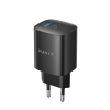 Зарядний пристрій HAVIT UC30 PRO GaN 30W USB-A+USB-C Black - фото 