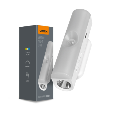 LED rechargeable light with motion sensor VIDEX VL-NL108W - photo