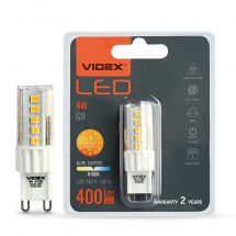 LED лампа VIDEX G9S 4W G9 4100K Cилікон