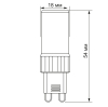 LED лампа VIDEX G9S 4W G9 4100K - фото №3