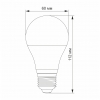 LED лампа VIDEX  A60e 10W E27 4100K