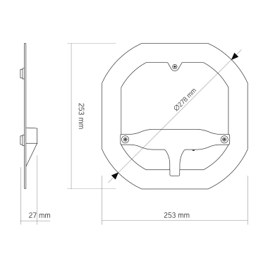 LED модуль для світильників 50W VIDEX VL-MLC-50C 3000-4000-6500K - фото №11