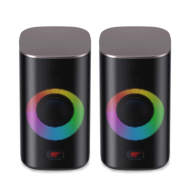 Стерео колонки ігрові HAVIT HV-SK212SE USB RGB Black - фото №3