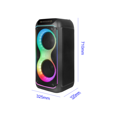 Портативна колонка HAVIT SQ149BT 100W RGB Black - фото №12