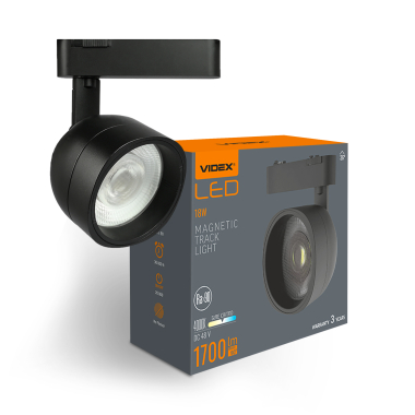 Magnetic Track Light VIDEX LA78B 18W 4000K 48V Black - photo