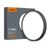 LED Світильник круглий накладний VIDEX 24W 5000K Black - фото 