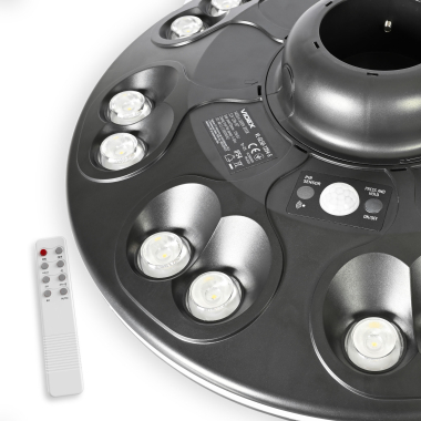 LED світильник автономний парковий IP54 VIDEX 1400Lm Сенсорний - фото №4