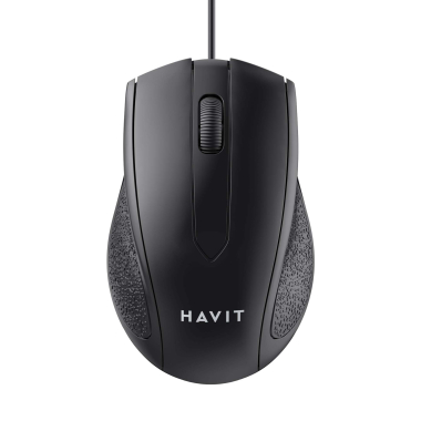 Дротова миша HAVIT MS80 USB Black - фото