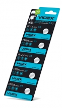 Батарейка літієва Videx CR1216 5шт BLISTER CARD