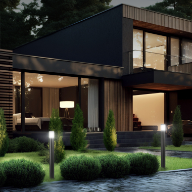 LED Світильник архітектурний AR09061B IP54 VIDEX GU10 - фото №5